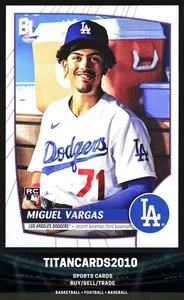 Miguel Vargas 2023 Topps Big League Silver Rookie Refractor Los Angeles Dodgers - Picture 1 of 2