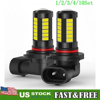 AUXITO 9005 HB3 LED Foglight Bulb Super Bright White  High Power CANBUS 1~10Set - Image 1 of 4