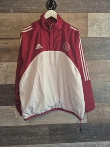 Adidas AJAX 2002 Reversible Quarter ¼ Zip Pullover Drill Top Large - Picture 1 of 18