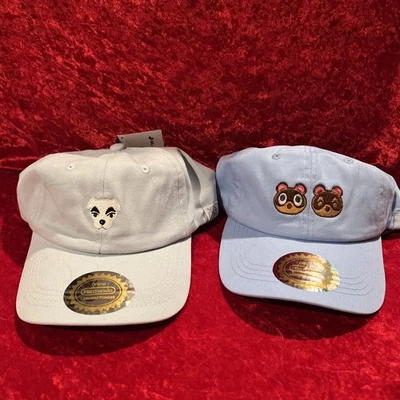 Animal Crossing New Horizons Ball Cap (2) KK Slider & Timmy & Tommy NUEVO Foto 1 de 4
