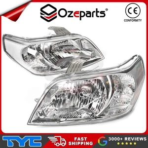 Set / Pair LH+RH Head Light Lamp For Holden Barina 9B TK 08~11 3/5 Door Hatch - Picture 1 of 6