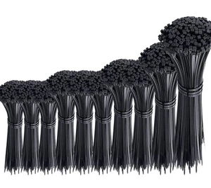 Oksdown 1000 Pcs Black Cable Zip Ties Assorted Sizes 4/6/8/10/12 Inch Heavy D... - Picture 1 of 4