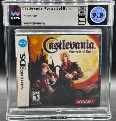 Castlevania Portrait of Ruin Nintendo DS Precintado Nuevo WATA 9.8 A++ Calificado Konami Foto 1 de 2