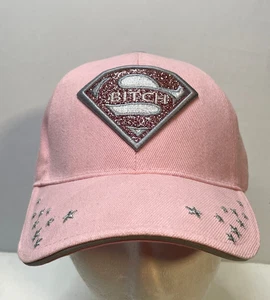 DC Comics Superman Super Woman Bitch Mütze Kappe Erwachsene 7" Riemen hinten pink neu - Bild 1 von 8