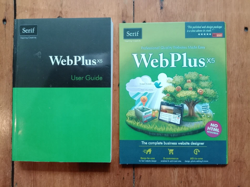 Serif Web plus x5 Website Publishing : User Guide, Softwre  - Image 1 of 1