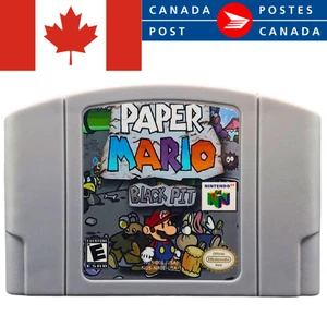 Paper Mario Black Pit (Nintendo 64, N64) Cartridge Brand New! - Bild 1 von 4