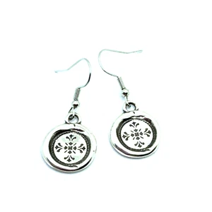 Pendientes de plata Brighton Cruz Flores Religiosas Colgantes Personalizados Nuevos sin Etiquetas - Imagen 1 de 4
