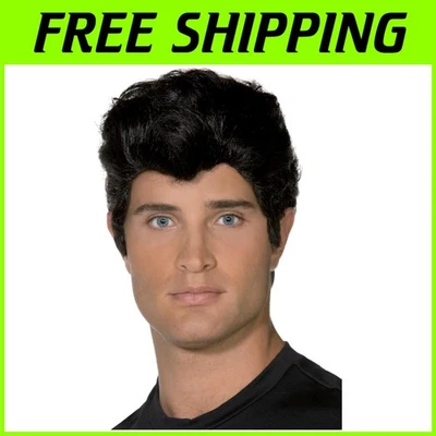 Women’s Danny Wig in Black – Authentic Grease Costume for Parties and Events - Image 1 of 4