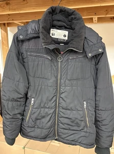 Vintage Diesel Puffer Jacket Men’s XXL Y2K 90s 2000s Rare Heavy Coat Hooded - Bild 1 von 18