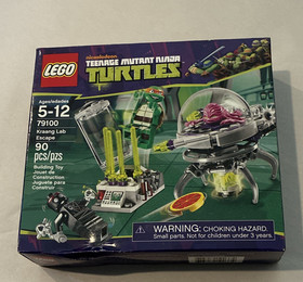 LEGO TMNT Kraang Lab Escape 79100 90pcs Ages 5-12 Box Complete Set