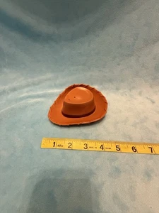 🤠 Cappello Cowboy Woody 2001 Hasbro Toy Story Disney Pixar 5” Ricambio Originale - Foto 1 di 12