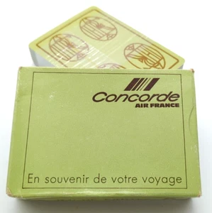 Vintage Souvenir CONCORDE Air France Rare Green Philosophers Gayant Cards UNUSED - Picture 1 of 7