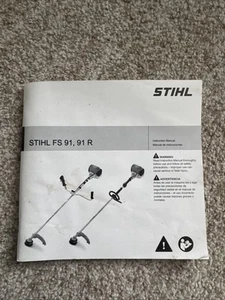 OEM NEW STIHL FS91 FS91R TRIMMER OPERATORS OWNER MANUAL - Picture 1 of 3