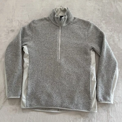 Lululemon Tundra Trek 1/2 Zip Sweater Mens Large Gray Wool Blend Pullover - Image 1 of 4