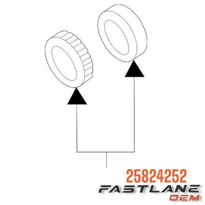 Chevrolet Silverado 1500 2009-2021 cojinete de piñón diferencial nuevo OEM 25824252 Foto 1 de 4