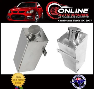Universal Windscreen Washer Tank / Bottle 1.8L Polished Aluminium Holden Ford - Bild 1 von 1