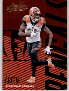 2018 Absolute AJ Green NFL PWE Base Card Bengals #20 - Picture 1 of 2