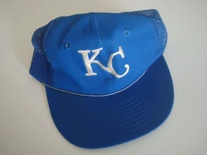 KANSAS CITY ROYALS TWINS SNAPBACK beach golf HAT CAP VINTAGE B5 90S - Picture 1 of 2