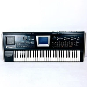 Roland V-Synth Synthesizer Ver 2.0 W/ Hard Case AC100V Test Completed Used - Picture 1 of 10