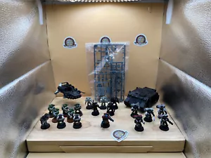 40K Marines Espaciales Templarios Negros Fuera de imprenta Warhammer Rhino Landspeeder Primogénito GW - Imagen 1 de 11