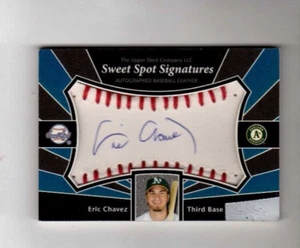 2004 Upper Deck Sweet Spot Signatures ... Eric Chavez Auto ... A's - Picture 1 of 1