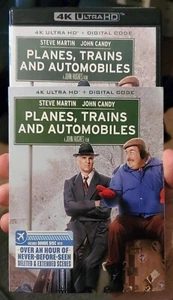 PLANES TRAINS AND AUTOMOBILES 4K UHD + BLU-RAY + SLIPCOVER JOHN HUGHES RARE OOP - Picture 1 of 8