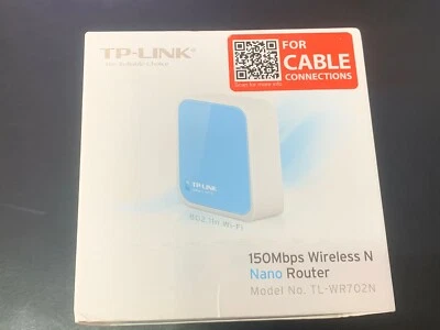 TP-Link TL-WR702N 150Mbps Wireless N Nano Router Home Wi-fi Network Networking - Image 1 of 4