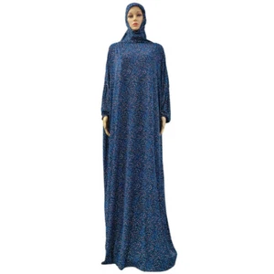 Color In Random Muslim Abayas Women Eid Prayer Kaftan Islamic Burqas Arab Robe - Picture 1 of 13