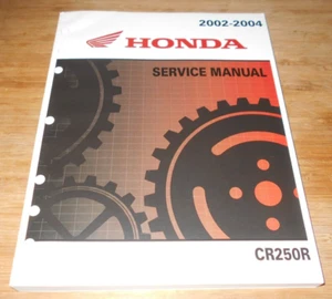HONDA CR250R CR250 OEM SHOP, MECHANIC, SERVICE REPAIR MANUAL, BOOK 2002-2004 - Picture 1 of 2