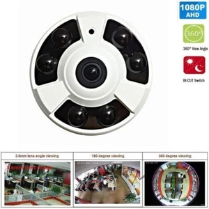 1080P HD 360 Degree AHD Panoramic Video Vandal Proof IR Night Vision Dome Camera - Picture 1 of 11