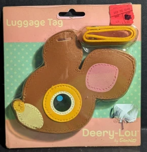 NEW Deery-Lou Luggage Tag Sanrio Travel ID Deer Deery Lou Purse Charm - Picture 1 of 4
