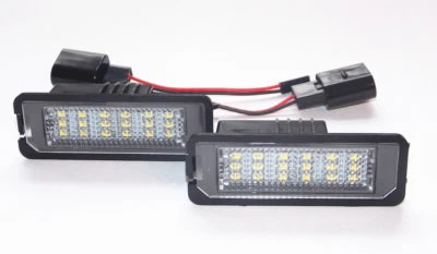 Luci targa LED per VW Golf 4/5 Passat 3C berlina, Lupo Polo 9N chiaro - Immagine 1 di 3