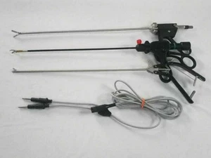 Laparoskopie bipolare Schüssel Maryland gebogen Nadelhalter Kabel Set 4 ADDLER - Bild 1 von 8