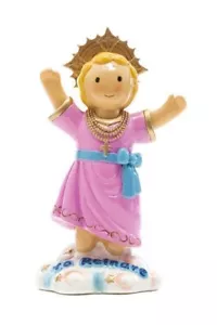 "Estatuilla Divino Nino Jesus de 4" ¡Pequeñas gotas de agua ¡Nueva! Niños católicos - Imagen 1 de 2
