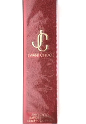 JIMMY CHOO I WANT CHOO EAU DE PARFUM PLUMA SPRAY MUJER 0,33 OZ / 10 ml TAMAÑO DE VIAJE Foto 1 de 3