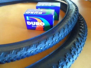 Two (2) 29er 29x2.10 Mountain Bicycle Tires & Duro tubes Pair of 29" Tires Bike - Picture 1 of 5