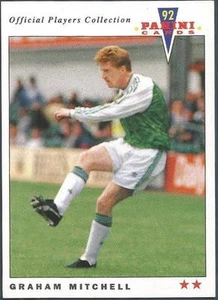FÚTBOL PANINI 92-COLECCIÓN OFICIAL JUGADORES-#367-HIBERNIAN-GRAHAM MITCHELL - Imagen 1 de 2