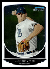 2013 Bowman Jake Thompson #BCP75 Detroit Tigers Chrome Prospects