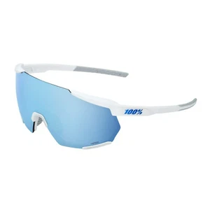 100 Percent Racetrap 3.0 Matte White Sport Sunglasses with HiPER Lens - Picture 1 of 3