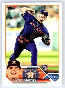 2023 Topps Series 1 Hunter Brown 111 Rookie Houston Astros RC Card - Picture 1 of 2