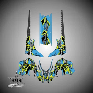 2016 - 2018 POLARIS PRO AXYS Wrap Graphics Decal Sticker Kit 155 163 Attack - Picture 1 of 4