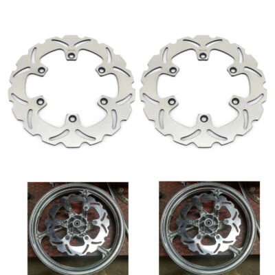 Dischi Freno Anteriori per Honda NTV 650 98-12 CBR 1000 F 87-00 VFR 750F 88-93 - Immagine 1 di 4