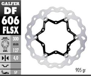 Disco de freno delantero Galfer WAVE FLOATING OVERSIZE 300X4 KTM 525 EXC 2003 - Imagen 1 de 1