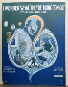 I Wonder What They're Doing Tonight - 1918 große Noten - Bild 1 von 2