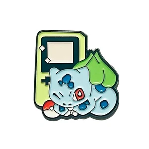 Bulbasaur Pokemon Gameboy Hugz Enamel Pin - Picture 1 of 2