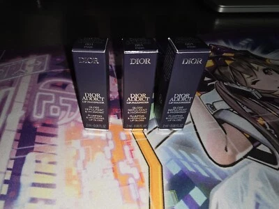 DIOR ADDICT Lip Maximizer 001 Pink  2mL/0.06 fl oz Sample Mini Size X3 - Image 1 of 4