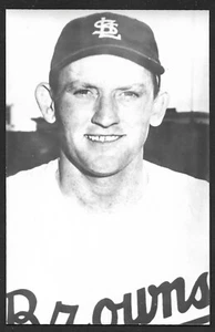 Les Moss ST LOUIS BROWNS UNSIGNED 3-1/2 x 5-3/8 REAL PHOTO POSTCARD #1 - Picture 1 of 1