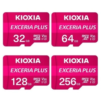 KIOXIA EXCERIA Plus 32GB 64GB 128GB 256GB 512GB 1TB MicroSD Card SDHC SDXC V30 - Image 1 of 2