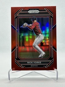 2023 Panini Prizm Nick Yorke RC Red Prizm /199 Boston Red Sox #147 Color Match - Picture 1 of 3