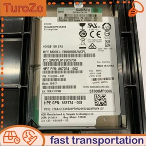 P04695-B21 P05394-001 NEW 600GB HPE 3.5 IN ENT 15K SAS 12G SCC DS HDD Hard Drive - Picture 1 of 6
